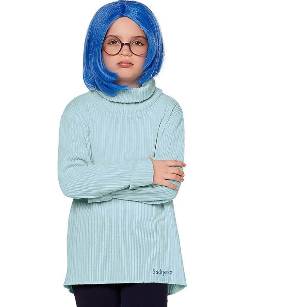 Inside Out 2 Sadness Child Costume Large 12-14